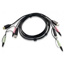 Aten 2L-7D02UH cable para video, teclado y ratón (kvm) 1,8 m Negro (Espera 4 dias) en Huesoi