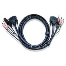 Aten Cable KVM DVI-I single link USB de 1,8 m (Espera 4 dias) en Huesoi