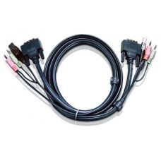 ATEN CABLE KVM DVI-I SINGLE LINK USB DE 1,8 M (2L-7D02UI) COMPATIBLE CON (EXTENSORES KE* Y SWITCHES CS1*) (Espera 4 dias) en Huesoi