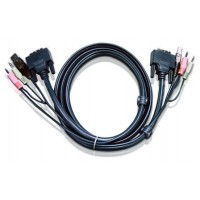 ATEN CABLE KVM DVI-I SINGLE LINK USB DE 3 M (2L-7D03UI) COMPATIBLE CON CONSOLA (CL6708MW) (Espera 4 dias) en Huesoi