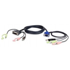 Aten VGA USB to DVI KVM Cable 3m cable para video, teclado y ratón (kvm) (Espera 4 dias) en Huesoi
