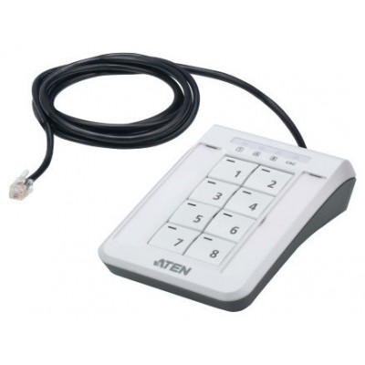 ATEN 2XRT-0021G otro dispositivo de entrada Teclado RJ-11 Negro, Gris, Blanco (Espera 4 dias) en Huesoi