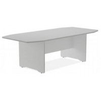 MESA DE REUNIONES 220X100X72CM. COLOR: PATA ALUMINIO / TABLERO GRIS ROCADA 3003AN02V24 (Espera 4 dias) en Huesoi