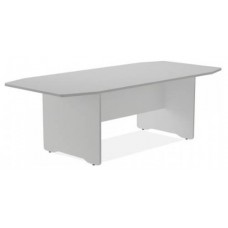 MESA DE REUNIONES 220X100X72CM. COLOR: PATA ALUMINIO / TABLERO GRIS ROCADA 3003AN02V24 (Espera 4 dias) en Huesoi