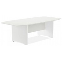 MESA DE REUNIONES 220X100X72CM. COLOR: PATA BLANCA / TABLERO BLANCO ROCADA 3003AW04 (Espera 4 dias) en Huesoi