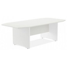 MESA DE REUNIONES 220X100X72CM. COLOR: PATA BLANCA / TABLERO BLANCO ROCADA 3003AW04V24 (Espera 4 dias) en Huesoi