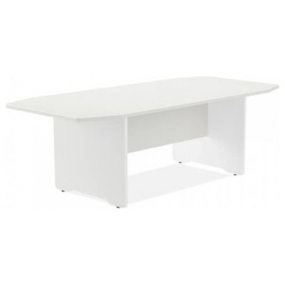 MESA DE REUNIONES 220X100X72CM. COLOR: PATA BLANCA / TABLERO BLANCO ROCADA 3003AW04V24 (Espera 4 dias) en Huesoi