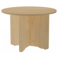 MESA DE REUNIONES REDONDA 100CM DE DIAMETRO. ALTURA 72CM. COLOR: PATA HAYA / TABLERO HAYA ROCADA 3005AA01V24 (Espera 4 dias) en Huesoi