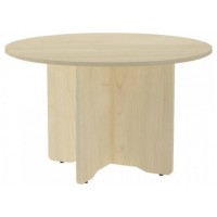 MESA DE REUNIONES REDONDA 120CM DE DIAMETRO. ALTURA 72CM. COLOR: PATA HAYA / TABLERO HAYA ROCADA 3006AA01V24 (Espera 4 dias) en Huesoi