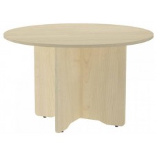 MESA DE REUNIONES REDONDA 120CM DE DIAMETRO. ALTURA 72CM. COLOR: PATA HAYA / TABLERO HAYA ROCADA 3006AA01V24 (Espera 4 dias) en Huesoi