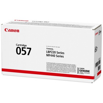 CANON Toner negro 057 i-SENSYS LBP223 LBP226 MF443 MF445 en Huesoi