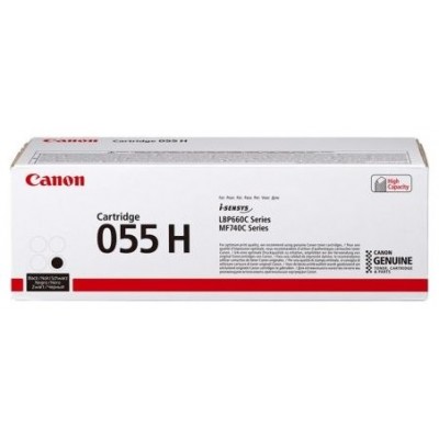 CANON Toner 055H BK: negro LBP663 LBP664 MF742 MF744 MF745 MF746 alta capacidad en Huesoi