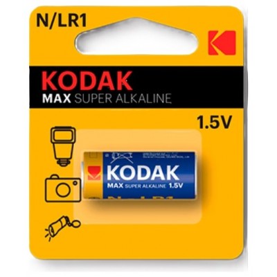 PILAS LR1 KODAK ALCALINA MAX 1.5V N 1 UNIDAD (ecotasa en Huesoi
