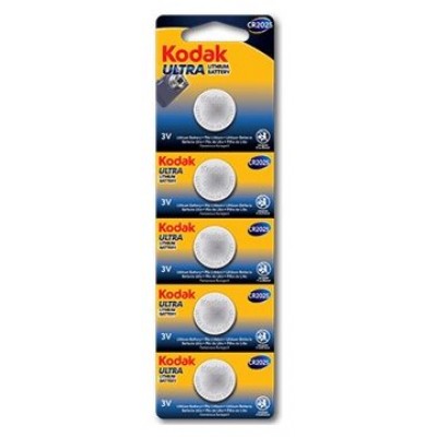 PILAS CR2025 KODAK KDCR20255 BOTON LITIO 3V PACK 5 en Huesoi