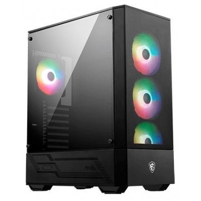 MSI MAG FORGE 112R carcasa de ordenador Midi Tower Negro, Transparente (Espera 4 dias) en Huesoi