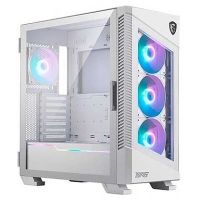 CAJA GAMING MSI MPG VELOX 100R WHITE  ATX 2XUSB3.2 RGB NEGRO en Huesoi