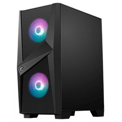 MSI MAG FORGE M100R carcasa de ordenador Midi Tower Negro, Transparente (Espera 4 dias) en Huesoi