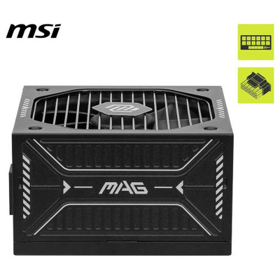 FUENTE ALIMENTACION MSI MAG A750GLS PCIE5,PSU,750W,80 PLUS GOLD,MODULAR,120MM,ACTIVE PFC,PCI-E 5.0 (16 PIN)X1,PCI-E (6+2 PIN)X4,SATA (15 PIN)X5 (Espera 4 dias) en Huesoi