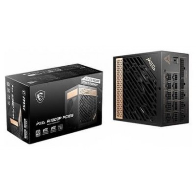 MSI MEG AI1300P PCIE5 unidad de fuente de alimentación 1300 W 24-pin ATX ATX Negro (Espera 4 dias) en Huesoi