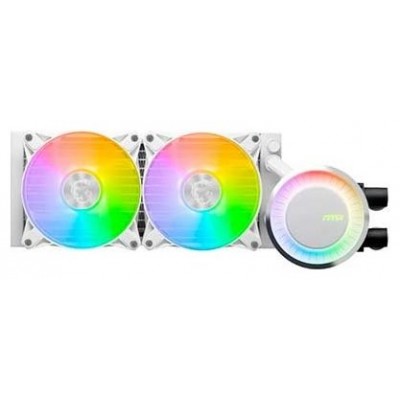 MSI MAG CORELIQUID E240 WHITE sistema de refrigeración para ordenador Placa base, Procesador Kit de refrigeración líquida 12 cm Blanco (Espera 4 dias) en Huesoi