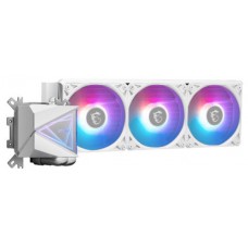 SISTEMA DE REFRIGERACION LIQUIDA MSI PARA CPU MAG CORELIQUID I360 WHITE,INTEL/AMD,RADIADOR 360mm,FAN4PIN,20dBA,ARGB (3 VENTILADORES) (BLANCO) (Espera 4 dias) en Huesoi