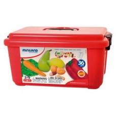 JUEGO FRUTAS HORTALIZAS Y FRUTOS SECOS 36 PIEZAS MINILAND 30811 (Espera 4 dias) en Huesoi