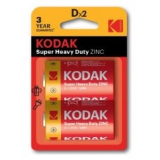 PILAS D LR20 KODAK EXTRA HEAVY DUTY ZINC PACK 2 en Huesoi