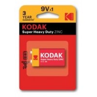 PILAS 9V KODAK EXTRA HEAVY DUTY ZINC 9V 1 UNIDAD 250 en Huesoi