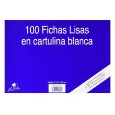 100 FICHAS DE CARTULINA LISA (215X160 MM) Nº. 5 MARIOLA 3115L (Espera 4 dias) en Huesoi