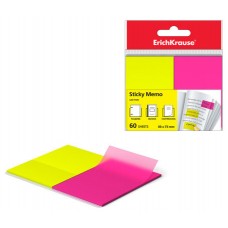 BLISTER 60 MARCAPAGINAS NEON 50X75MM 2 COLORES AMARILLO/ROSA ERICH KRAUSE 31180 (Espera 4 dias) en Huesoi