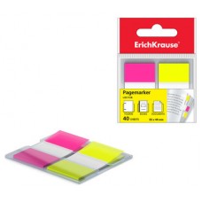 BLISTER 40 MARCAPAGINAS NEON 25X44MM 2 COLORES AMARILLO/ROSA ERICH KRAUSE 31181 (Espera 4 dias) en Huesoi