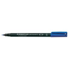 MARCADOR LUMOCOLOR PERMANENTE PUNTA SUPERFINA 0,4MM. AZUL STAEDTLER 313-3 (MIN10) (Espera 4 dias) en Huesoi