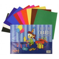 CUADERNO DE PAPEL CHAROL 10 HOJAS COLORES 33 X 23 CM. BISMARK 313634 (Espera 4 dias) en Huesoi