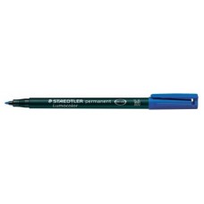 MARCADOR LUMOCOLOR PERMANENTE PUNTA MEDIA 1MM. AZUL STAEDTLER 317-3 (MIN10) (Espera 4 dias) en Huesoi