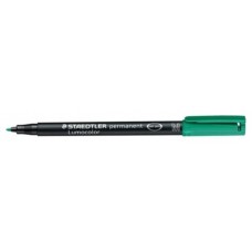 MARCADOR LUMOCOLOR PERMANENTE PUNTA MEDIA 1MM. VERDE STAEDTLER 317-5 (MIN10) (Espera 4 dias) en Huesoi