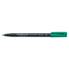 MARCADOR LUMOCOLOR PERMANENTE PUNTA FINA 0,6MM. VERDE STAEDTLER 318-5 (MIN10) (Espera 4 dias) en Huesoi