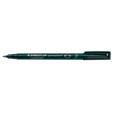 ROTULADOR STAEDTLER F 318 NEGRO 10U en Huesoi