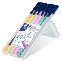 ESTUCHE 6 PZASTRIPLUS COLOR 323, SURT. NEON STAEDTLER 323SB6CS01 (Espera 4 dias) en Huesoi