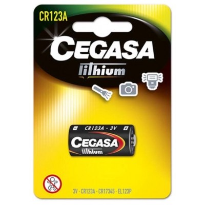 CEGASA PILA LITIO CR123A 3V FT BL1 en Huesoi