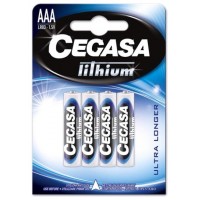 CEGASA PILA LITIO FR03 AAA BL4 en Huesoi