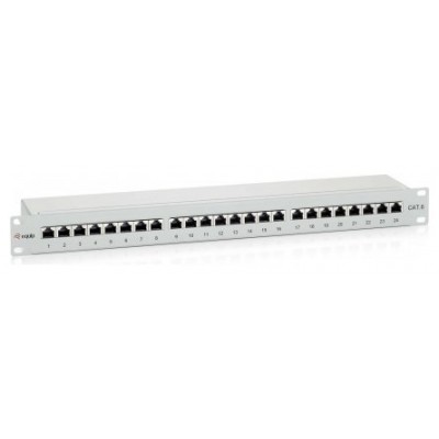 PATCH PANEL 24 PUERTOS PREMIUM CATEGORIA 6 APANTALLADO en Huesoi