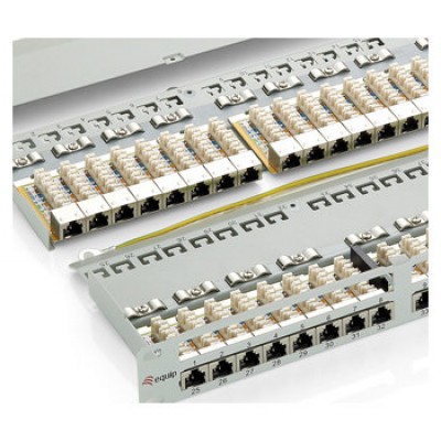PATCH PANEL 48 PUERTOS CATEGORIA 6 APANTALLADO en Huesoi