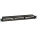 PATCH PANEL 24 PUERTOS CATEGORIA 6 APANTALLADO COLOR en Huesoi