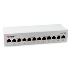 PATCH PANEL DE SOBREMESA EQUIP CAT.6A APANTALLADO 12 en Huesoi