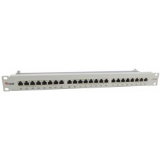 PATCH PANEL 24 PUERTOS CATEGORIA 6A APANTALLADO COLOR en Huesoi