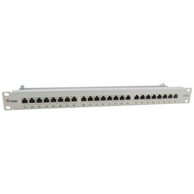 PATCH PANEL 24 PUERTOS CATEGORIA 6A APANTALLADO COLOR en Huesoi
