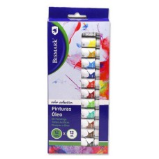 SET PINTURAS OLEO TUBOS 12 COLORES X 12 ML BISMARK 327026 (Espera 4 dias) en Huesoi