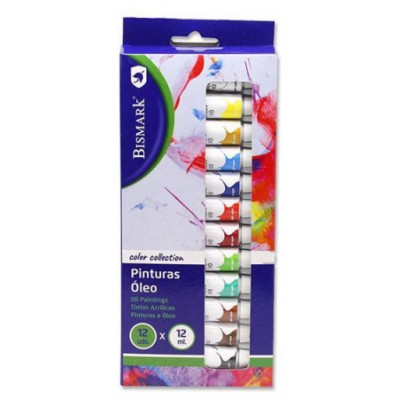 SET PINTURAS OLEO TUBOS 12 COLORES X 12 ML BISMARK 327026 (Espera 4 dias) en Huesoi