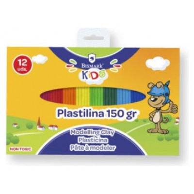 PLASTILINA 12 COLORES BARRITAS 12,5 GRS UD BISMARK 327751 (Espera 4 dias) en Huesoi