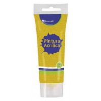 BOTE PINTURA ACRILICA 75 ML ORO CON GLITTER BISMARK 328672 (Espera 4 dias) en Huesoi